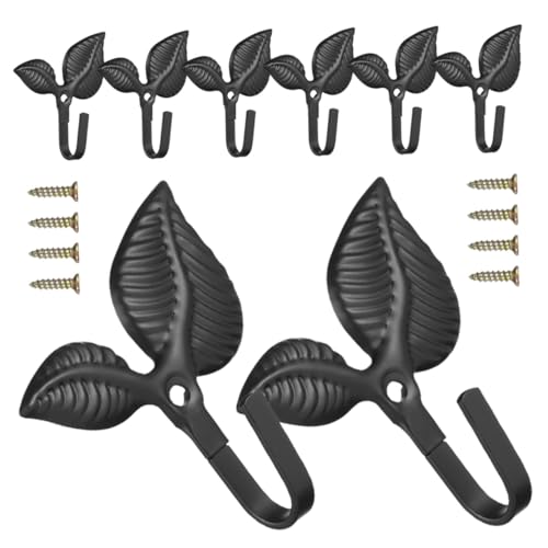 TOPBATHY 8 Stück Wandhaken aus Schmiedeeisen Teiliges Vintage Design Robuste Dekorative Haken für Mäntel Hüte Taschen Stabile Wandmontage Platzsparend Vielseitig für Flur und Bad TOPBATHY 8 Stück Wandhaken aus Schmiedeeisen Teiliges Vintage Design Robuste Dekorative Haken für Mäntel Hüte Taschen Stabile Wandmontage Platzsparend Vielseitig für Flur und Bad von TOPBATHY