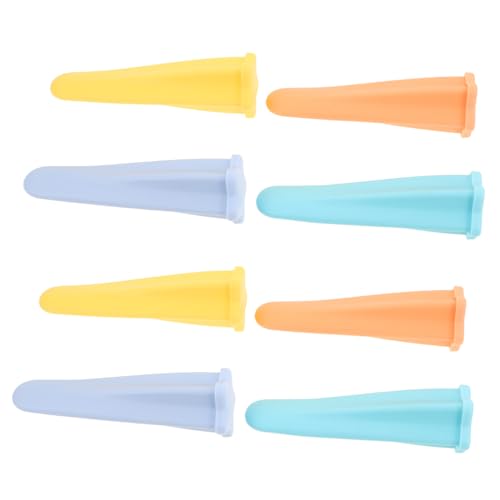 TOPBATHY 8 Stück Wiederverwendbare Handheld Eis Popsicle Formen Sternform mit Abnehmbaren Deckeln für Joghurt Snacks und TOPBATHY 8 Stück Wiederverwendbare Handheld Eis Popsicle Formen Sternform mit Abnehmbaren Deckeln für Joghurt Snacks und von TOPBATHY