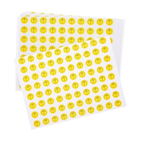 TOPBATHY 800Stücke Grounding Symbol Aufkleber Schutzerdung Sticker Für Elektrische Praktische Anwendung Für Große Projekte Langlebig Stabiler Haftung TOPBATHY 800Stücke Grounding Symbol Aufkleber Schutzerdung Sticker Für Elektrische Praktische Anwendung Für Große Projekte Langlebig Stabiler Haftung von TOPBATHY