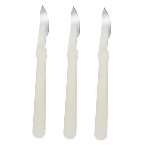 TOPBATHY 9 Stk Bäckerei-konturmesser Panierformwerkzeug Messerwerkzeuge Für Fondantskulpturen Brotklingen Kuchen Verzieren Rasierer Brotwerkzeug Backwerkzeug Semmelbrösel Weiß Metall von TOPBATHY
