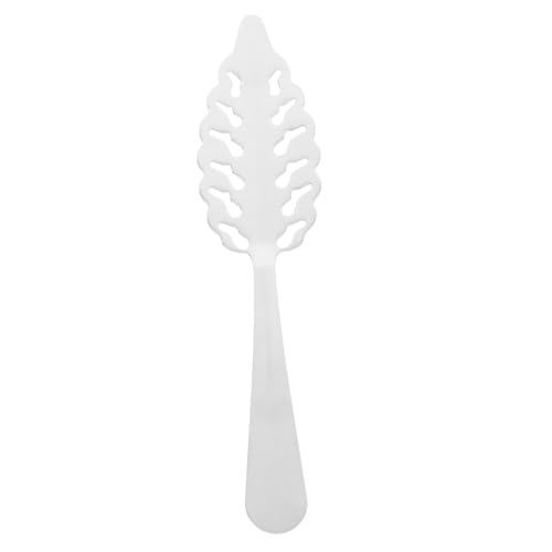 TOPBATHY Absinth Löffel Absinth Schöpflöffel Absinth Dripper Absinth Zuckerfilter Absinth Filter Absinth Genießerset Löffel in Muschelform Absinth Tropfer Rostfreier Stahl Silver von TOPBATHY