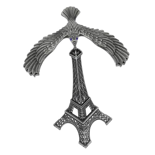 TOPBATHY Alloy Balance Eagle Tischfigur Eiffelturm Design Schwerkraft Ornament Kreative Desktop Dekoration für Büro Wohnzimmer von TOPBATHY