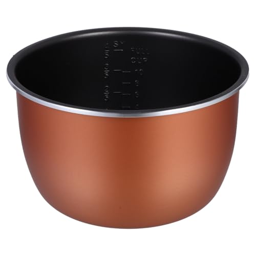 TOPBATHY Antihaftbeschichteter Elektrischer Schnellkochtopf-innentopf, 5 L, Aluminiumlegierung, Hochtemperaturbeständiger Kochtopf-innentopf Zum Kochen Von Reissuppe von TOPBATHY