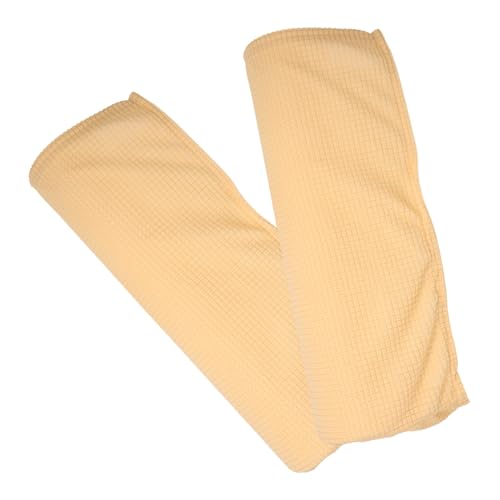 TOPBATHY Armlehnenabdeckung Sofa - Armabdeckungen für Couch Sessel Armlehnenbezug Sessel mit Armlehnenschutz für Möbel Sofa Armärmel Armlehnenbezüge für Liegestühle Polyester Beige von TOPBATHY