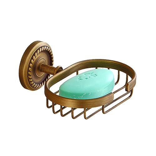 TOPBATHY Vintage Seifenhalter Aus Massivem Messing Wandmontierbare Seifenschale Mit Netzartigem Design Antik Gebürstete Oberfläche Für Badezimmer Und Dusche Inklusive Montagematerial TOPBATHY Vintage Seifenhalter Aus Massivem Messing Wandmontierbare Seifenschale Mit Netzartigem Design Antik Gebürstete Oberfläche Für Badezimmer Und Dusche Inklusive Montagematerial von TOPBATHY