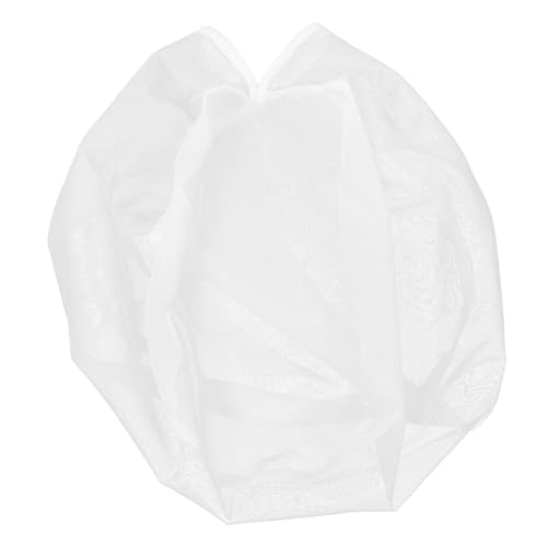 TOPBATHY Bean Bag Innenfutter Ersatzbezug mit Reißverschluss für Fußstütze Leichte ohne Füllmaterial für Büro und Zuhause Weiß von TOPBATHY