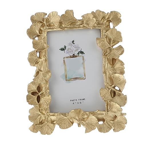 TOPBATHY Bilderrahmen Mit Ginkgoblatt 15 2 Cm Kunstharz Und Glas Im Vintage-stil Für Zuhause Schlafzimmer Wohnzimmer Dekoration von TOPBATHY