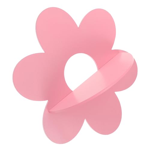 TOPBATHY Blumenförmige Holzregale Wandmontierte Schwebende Ablage für Stilvolle Wohnkultur Minimalistisches Design für Wohnzimmer und Schlafzimmer Hohe Tragfähigkeit und Dekorativer Charme von TOPBATHY