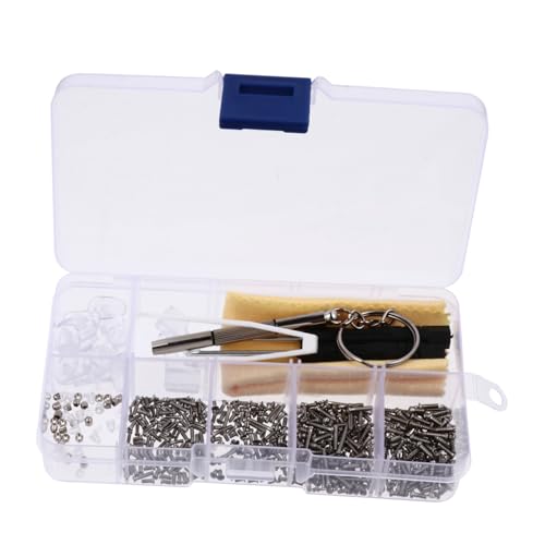 TOPBATHY Brillen Reparatur Kit mit Nasenpads Schraubendreher und Pinzette Professionelles für Brillen Sonnenbrillen Uhren und Elektronik Langlebig und Rostfrei TOPBATHY Brillen Reparatur Kit mit Nasenpads Schraubendreher und Pinzette Professionelles für Brillen Sonnenbrillen Uhren und Elektronik Langlebig und Rostfrei von TOPBATHY