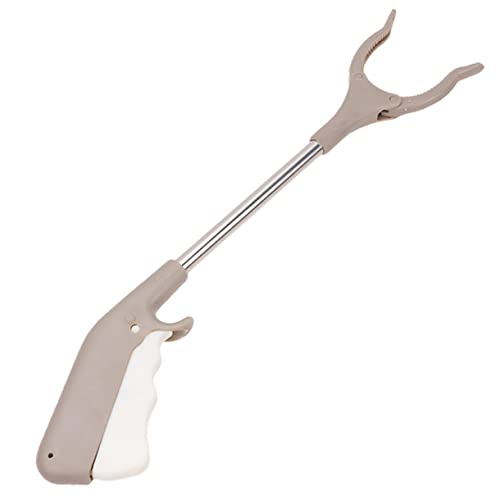 TOPBATHY Clip-Picker Obstpflücker Greifer-Reacher-Werkzeug Müllgreifer - Greifwerkzeug Grabber-Tool Müll Haltbarer Clip Müllsammelwerkzeug Greifzange Für Senioren Rostfreier Stahl Plastik von TOPBATHY