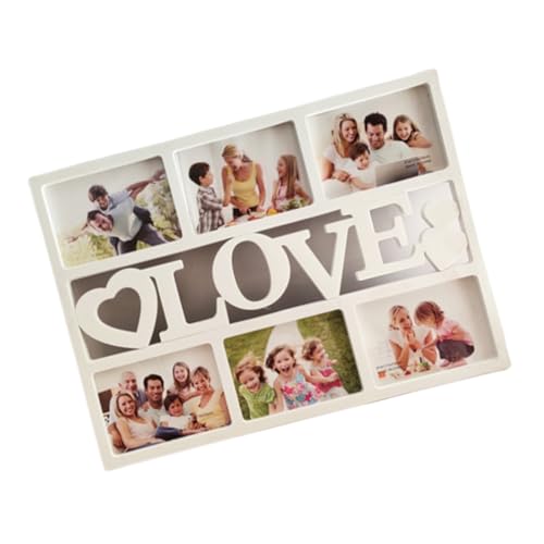 TOPBATHY Collage Bilderrahmen Love Für Fotos Quadratisches Design Zur Dekoration Von Familienfotos Und Erinnerungen TOPBATHY Collage Bilderrahmen Love Für Fotos Quadratisches Design Zur Dekoration Von Familienfotos Und Erinnerungen von TOPBATHY