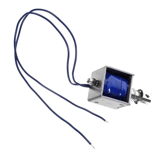 TOPBATHY Dc Open Frame Push Pull Elektromagnet Solenoid mit Hub Linearbewegung Feder Rückstellung Langlebiger Ersatz für Automaten Haushaltsgeräte Maschinen und Automatische Türschlösser von TOPBATHY