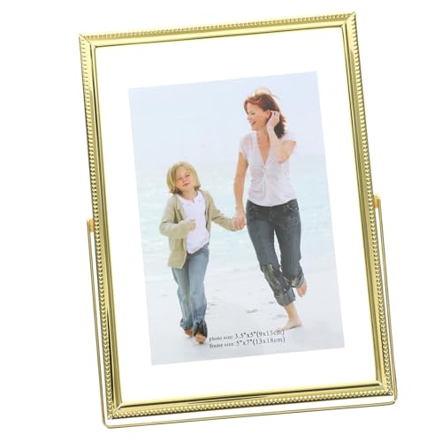 TOPBATHY Doppelseitiger Transparenter Bilderrahmen Mit Goldenen Metallständer Für Fotos Tischdisplay Für Hochzeit DIY Deko Perfektes Für Freunde Und Familie TOPBATHY Doppelseitiger Transparenter Bilderrahmen Mit Goldenen Metallständer Für Fotos Tischdisplay Für Hochzeit DIY Deko Perfektes Für Freunde Und Familie von TOPBATHY