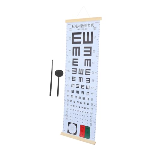 TOPBATHY E chart mit Augenokkluder und Zeigestab für Erwachsene Professionelles Sehprüfungs tool für Zuhause Kliniken und Optometrie Einfache Anwendung Anleitung TOPBATHY E chart mit Augenokkluder und Zeigestab für Erwachsene Professionelles Sehprüfungs tool für Zuhause Kliniken und Optometrie Einfache Anwendung Anleitung von TOPBATHY