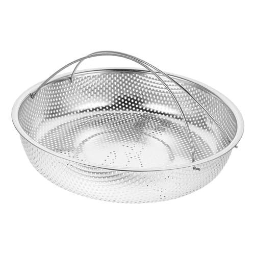 TOPBATHY Edelstahl Dämpfeinsatz mit Griff Gemüse Dampfgareinsatz Robust Hitzebeständig für Töpfe Geeignet Dampfgarer Ersatz für Gesunde Zubereitung von Dim Sum Knödeln und Gemüse TOPBATHY Edelstahl Dämpfeinsatz mit Griff Gemüse Dampfgareinsatz Robust Hitzebeständig für Töpfe Geeignet Dampfgarer Ersatz für Gesunde Zubereitung von Dim Sum Knödeln und Gemüse von TOPBATHY