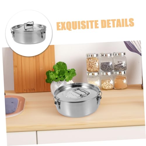 TOPBATHY Edelstahl Flanform mit Deckel Dampfgarer Flanera Pan für Schnellkochtöpfe Gleichmäßige Hitzeverteilung Langlebig und Hitzebeständig Vielseitiger Flan Back und Kochbehälter TOPBATHY Edelstahl Flanform mit Deckel Dampfgarer Flanera Pan für Schnellkochtöpfe Gleichmäßige Hitzeverteilung Langlebig und Hitzebeständig Vielseitiger Flan Back und Kochbehälter von TOPBATHY