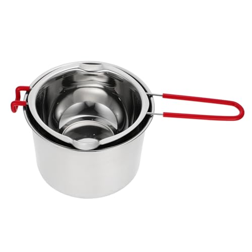 TOPBATHY Edelstahl Schmelztopf mit Silikongriff Wasserbad Topf zum Butter Käse Schmelzen Hitzebeständig Rostfrei Antihaftbeschichtet Kompakt und Leicht für Backen und Kochen TOPBATHY Edelstahl Schmelztopf mit Silikongriff Wasserbad Topf zum Butter Käse Schmelzen Hitzebeständig Rostfrei Antihaftbeschichtet Kompakt und Leicht für Backen und Kochen von TOPBATHY