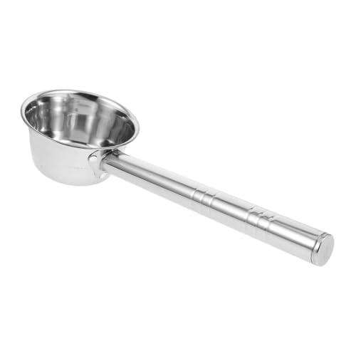TOPBATHY Edelstahl Schöpfkelle mit Langem Griff Robuste Wasserschöpfkelle für Garten Küche und Bad Ergonomisch Spülmaschinenfest Vielseitig Einsetzbar von TOPBATHY