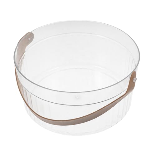 TOPBATHY Eiswürfelbehälter Für Gefrierschrank Eiszange Gestufter Obstkorb Eiskübel Für Partys Eiskübelgestell Gefrierbehälter Goldene Servierschüsseln Transparent Acryl von TOPBATHY