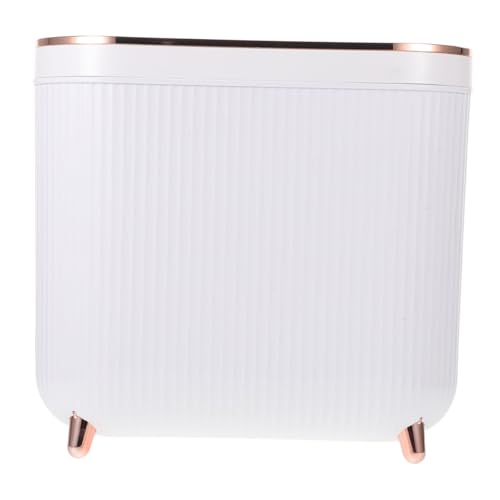 TOPBATHY Eleganter Badezimmer Abfallbehälter mit Geruchsschutzdeckel Schlanker Platzsparender Mülleimer für Bad Wc Schlafzimmer Stilvoller Moderner Abfallkorb für Enge Räume TOPBATHY Eleganter Badezimmer Abfallbehälter mit Geruchsschutzdeckel Schlanker Platzsparender Mülleimer für Bad Wc Schlafzimmer Stilvoller Moderner Abfallkorb für Enge Räume von TOPBATHY