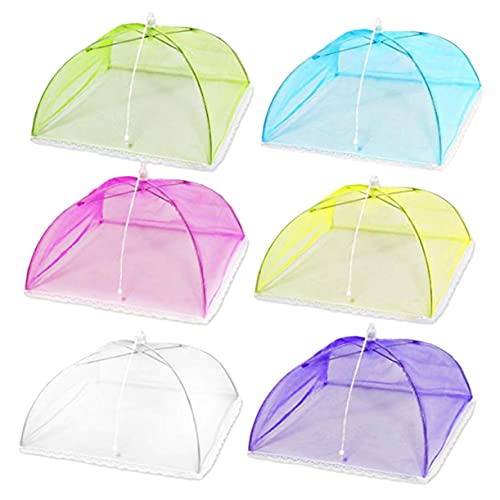 TOPBATHY Faltbare Lebensmittelabdeckung Mesh Wiederverwendbares Fliegenschutz-Zelt Für BBQ Picknicks Und Partys Schützt Obst Und Gemüse Vor Insekten Zufällige Farben TOPBATHY Faltbare Lebensmittelabdeckung Mesh Wiederverwendbares Fliegenschutz-Zelt Für BBQ Picknicks Und Partys Schützt Obst Und Gemüse Vor Insekten Zufällige Farben von TOPBATHY