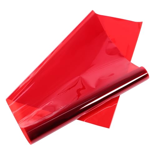 TOPBATHY Fensterfolie aus Kunststoff Dekorative Selbstklebende Sonnenschutzfolie Rot für Sichtschutz und Sicherheitsanwendung Transparent und Hochtransparent für Fenster Wohn und TOPBATHY Fensterfolie aus Kunststoff Dekorative Selbstklebende Sonnenschutzfolie Rot für Sichtschutz und Sicherheitsanwendung Transparent und Hochtransparent für Fenster Wohn und von TOPBATHY