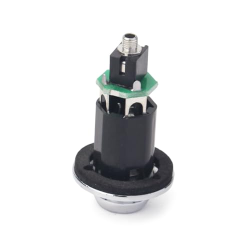 TOPBATHY Gitarre Endpin Ausgangsbuchse Schwarz mit Eingang für Akustik Bass mit Schrauben und Gurtknopf Ersatz für Gitarren und Andere Instrumente von TOPBATHY