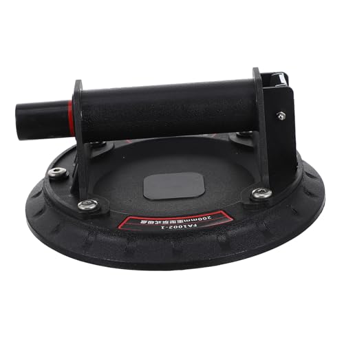 TOPBATHY Glas saugnapf mit Nylongriff Robuster Naturkautschuk Dicker Gummiboden Schwerlast Vakuumheber für Fliesen Granit und Glasplatten Sicherer Traggriff zur Einfachen Handhabung von TOPBATHY