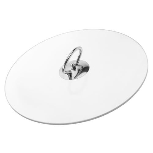 TOPBATHY Glasdeckel aus Dickem Gehärtetem mit Hitzebeständigem Edelstahlrand Passend für Suppentöpfe Pfannen und Schüsseln Transparent Langlebig als Ersatzdeckel für Küchenkochgeschirr von TOPBATHY