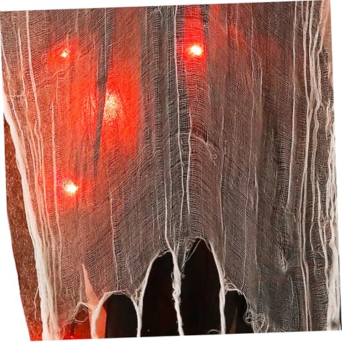 TOPBATHY Glühender Skelettkopf Halloween Dekoration LED Licht Effekte Wetterfest Hängender Geist Für Innen Außen Halloween Party Gartenhaus TOPBATHY Glühender Skelettkopf Halloween Dekoration LED Licht Effekte Wetterfest Hängender Geist Für Innen Außen Halloween Party Gartenhaus von TOPBATHY