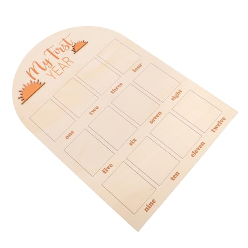 TOPBATHY Holzernes Ersten Lebensjahr Zum Anzeigen Von Monatlichen Meilensteinfotos Natürliches Holzdesign Für Dekoration des Kinderzimmers TOPBATHY Holzernes Ersten Lebensjahr Zum Anzeigen Von Monatlichen Meilensteinfotos Natürliches Holzdesign Für Dekoration des Kinderzimmers von TOPBATHY