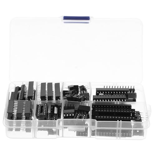 TOPBATHY Ic Sockel Set Pin Dip Ic Chiphalter DIY Zubehör mit Hohlraum für Bessere Wärmeableitung Langlebig und Kompatibel zum Austausch Defekter Integrierter Schaltkreise TOPBATHY Ic Sockel Set Pin Dip Ic Chiphalter DIY Zubehör mit Hohlraum für Bessere Wärmeableitung Langlebig und Kompatibel zum Austausch Defekter Integrierter Schaltkreise von TOPBATHY