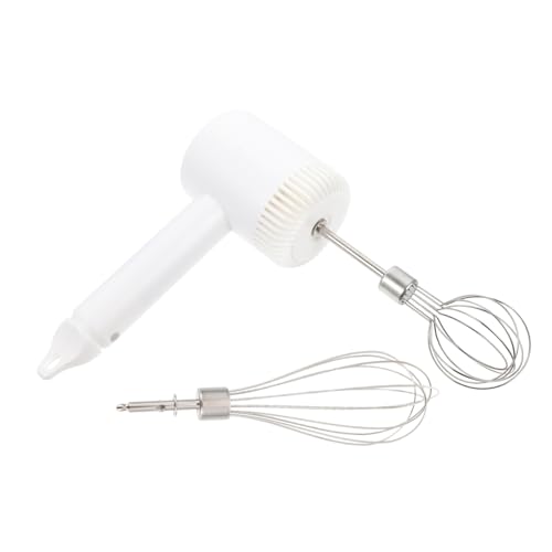 TOPBATHY Kabelloser Elektrischer Handmixer Kompakt Leicht USB Wiederaufladbar Vielseitig für Sahne Eier Teig für Haushalt und Backen von TOPBATHY