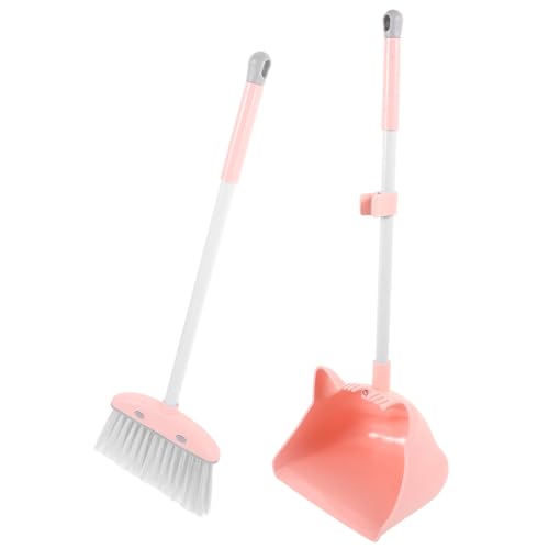 TOPBATHY Kehrset mit Kleinem Besen und Kehrschaufel Leichtes Sicheres Reinigungsset für Mädchen und Jungen Kompaktes Tragbares Haushaltshelfer für Spielerisches Lernen und Spaß von TOPBATHY
