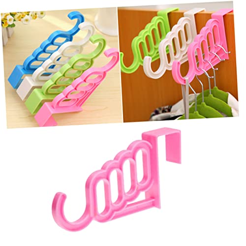 TOPBATHY Rosa Türhaken Für Innentüren Multifunktionale Kleiderhaken Mit Haken Und Löchern Für Handtaschen Mäntel Handtücher Schnelle Installation Ohne Bohren von TOPBATHY
