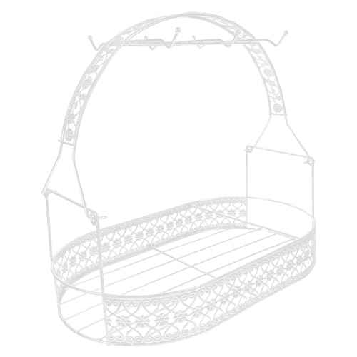 TOPBATHY Kreatives Küchen display Regal aus Robustem Ovaler Halter mit Abtropfschale Stilvoller Weißer Becherhalter zur Platzsparenden Aufbewahrung und Trocknung von Kaffee Teetassen TOPBATHY Kreatives Küchen display Regal aus Robustem Ovaler Halter mit Abtropfschale Stilvoller Weißer Becherhalter zur Platzsparenden Aufbewahrung und Trocknung von Kaffee Teetassen von TOPBATHY