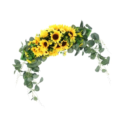 TOPBATHY Künstlicher Sonnenblumenkranz Gelb Dekorativer Party Türanhänger für Hochzeit Fenster Wand Deko Innen Außen Festliche Blumengirlande TOPBATHY Künstlicher Sonnenblumenkranz Gelb Dekorativer Party Türanhänger für Hochzeit Fenster Wand Deko Innen Außen Festliche Blumengirlande von TOPBATHY