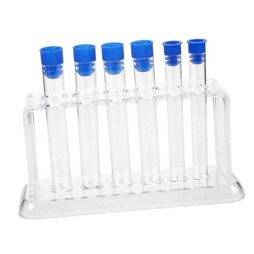 TOPBATHY Labor Kunststoff Testrohrständer Stabiles Transparentes Aufbewahrungsregal mit Halter für Reagenzgläser Korrosionsbeständig Platzsparend für Labor Schule und Zufällige Farbe TOPBATHY Labor Kunststoff Testrohrständer Stabiles Transparentes Aufbewahrungsregal mit Halter für Reagenzgläser Korrosionsbeständig Platzsparend für Labor Schule und Zufällige Farbe von TOPBATHY