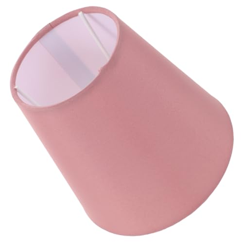 TOPBATHY Lampenschirm aus Stoff Desktop -Lampenschatten Austausch des Lampenschirms neben dem Lampenabdeckung Wandleuchten Abdeckung Wandlampenschatten Metall Rosa von TOPBATHY