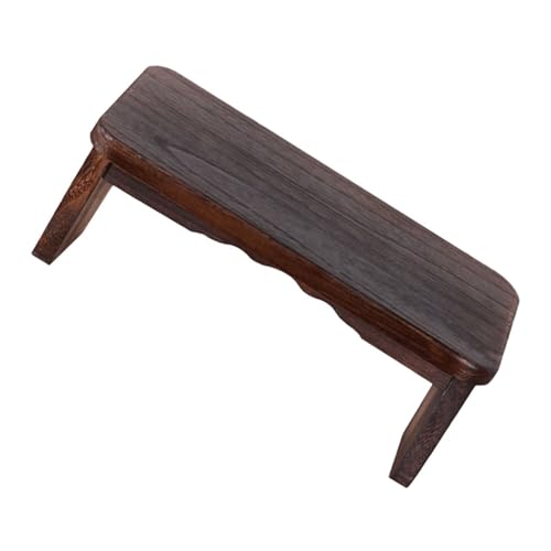 TOPBATHY Massivholzmeditationshocker Meditations-bodenstuhl Meditationsbank Kniebank Kniehocker Aus Holz Zen-hocker Tempelhocker Aus Holz Kniender Holzhocker Holzstuhl Hölzern Kaffee von TOPBATHY