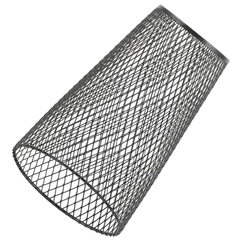 TOPBATHY Mesh Lampenschirm Retro Hängelampe Metall Lampenschirm für Esszimmer Wohnzimmer Schwarz Robuster Drahtgeflecht mit Kunstvollem Hohlraumdesign TOPBATHY Mesh Lampenschirm Retro Hängelampe Metall Lampenschirm für Esszimmer Wohnzimmer Schwarz Robuster Drahtgeflecht mit Kunstvollem Hohlraumdesign von TOPBATHY