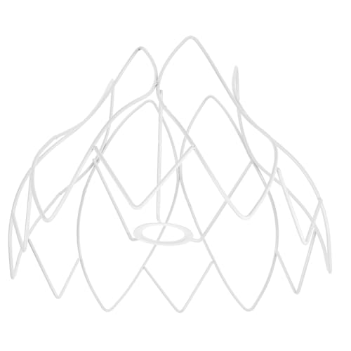 TOPBATHY Metall Lampenschirm Gestell für Tischlampe DIY Lampenschirmrahmen Stabiles Drahtgestell Modern Langlebig Sicher Geeignet für Wohnraum Restaurant und Beleuchtung von TOPBATHY