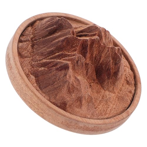 TOPBATHY Mini Bergform Aromatherapie Diffusor aus Holz für Ätherische Öle Dekorative für Schlafzimmer Büro und Entspannungsbereiche von TOPBATHY