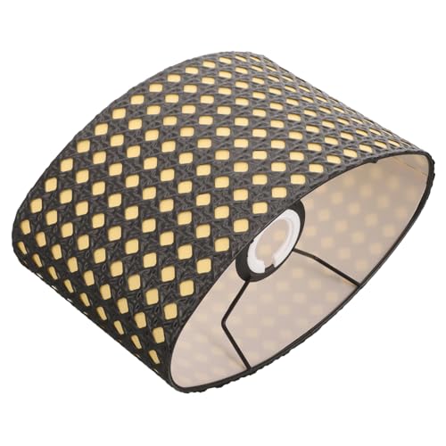 TOPBATHY Moderner Metall Lampenschirm Oval Hohl Langlebiger Metall und Stoffmix Warmes Licht für Tisch Steh und Nachttischlampen Einfache Montage Stilvolle Wohn und Hoteldekoration TOPBATHY Moderner Metall Lampenschirm Oval Hohl Langlebiger Metall und Stoffmix Warmes Licht für Tisch Steh und Nachttischlampen Einfache Montage Stilvolle Wohn und Hoteldekoration von TOPBATHY