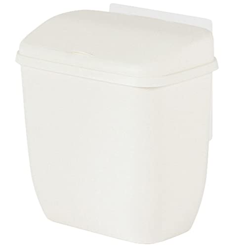 Mülleimer Papierkörbe Für Die Küche Kompostbehälter Für Die Arbeitsplatte Lebensmittelabfallbehälter Küchenzubehör Abgedeckter Müllcontainer Weiß Schrank Haushalt Plastik von TOPBATHY