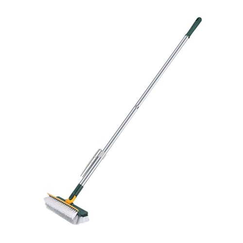 TOPBATHY Multifunktionale Reinigungsbürste mit langem Griff für Boden Fliesen Bad und Teppich Ergonomisch mit Abzieher zur Wasserentfernung Vielseitig für Feucht und Trocken Grün TOPBATHY Multifunktionale Reinigungsbürste mit langem Griff für Boden Fliesen Bad und Teppich Ergonomisch mit Abzieher zur Wasserentfernung Vielseitig für Feucht und Trocken Grün von TOPBATHY
