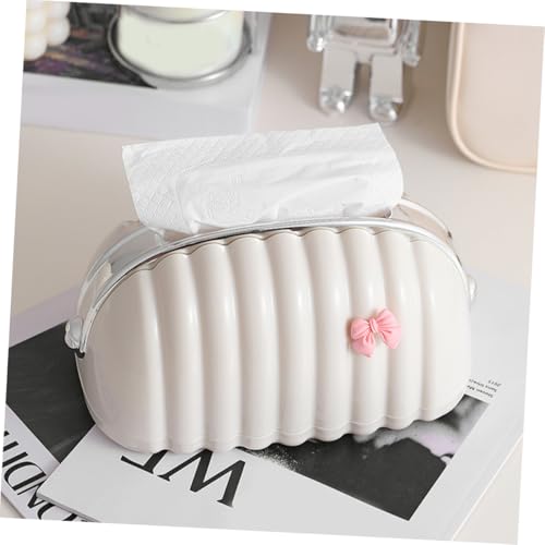 TOPBATHY Nordische Kreative Muschel Form Kosmetiktuchbox Cremeweiß Kompakt und Leicht Glatte Oberfläche Sicher und Praktisch als Desktop Tissue Holder für Zuhause und Büro TOPBATHY Nordische Kreative Muschel Form Kosmetiktuchbox Cremeweiß Kompakt und Leicht Glatte Oberfläche Sicher und Praktisch als Desktop Tissue Holder für Zuhause und Büro von TOPBATHY