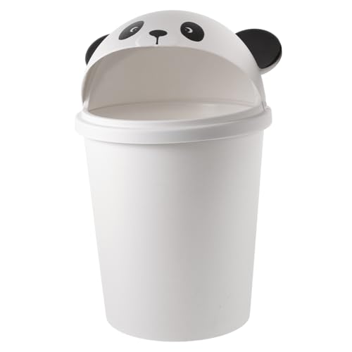TOPBATHY Niedlicher Pandakorb Mülleimer Für Den Innenbereich Mit Deckel Abfalleimer Für Den Außenbereich Große Kapazität Japanischer Mülleimer Mülleimer Für Das Badezimmer von TOPBATHY