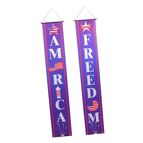 TOPBATHY Patriotisches Of July Verandaschild Großes Farbenfrohes Unabhängigkeitstagsbanner mit Aufhängeseil Wetterfest für Haustür Fenster Wand Indoor und Outdoor Dekoration TOPBATHY Patriotisches Of July Verandaschild Großes Farbenfrohes Unabhängigkeitstagsbanner mit Aufhängeseil Wetterfest für Haustür Fenster Wand Indoor und Outdoor Dekoration von TOPBATHY