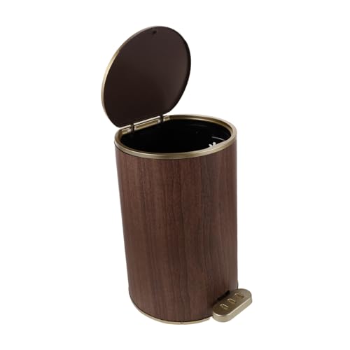 TOPBATHY Pedal-mülleimer Rundmüllbehälter Mit Pedal Toilette Mülleimer Küchenabwehrkorb Für Zuhause Großer Müllcontainer Hände Müll Können Heimmüll Plastik Hellbraun TOPBATHY Pedal-mülleimer Rundmüllbehälter Mit Pedal Toilette Mülleimer Küchenabwehrkorb Für Zuhause Großer Müllcontainer Hände Müll Können Heimmüll Plastik Hellbraun von TOPBATHY